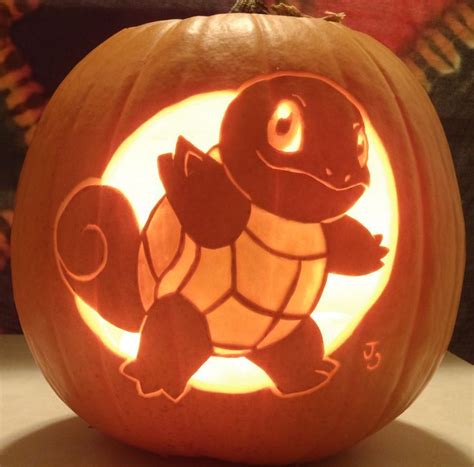 Squirtle Pumpkin Carving