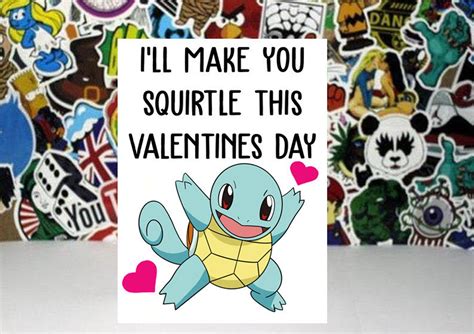 Squirtle Valentines Day Card