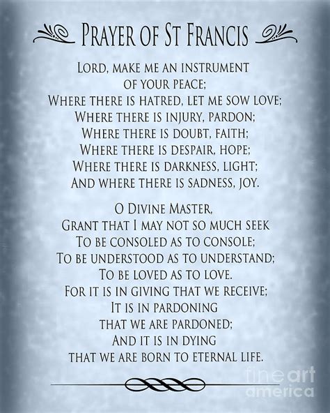 St Francis Prayer Image 3