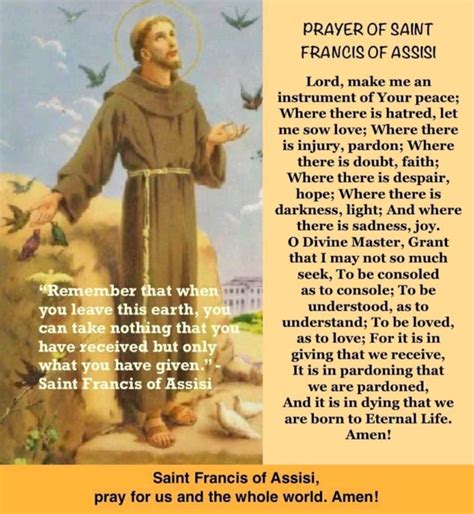 Working Mechanism of St Francis Prayer