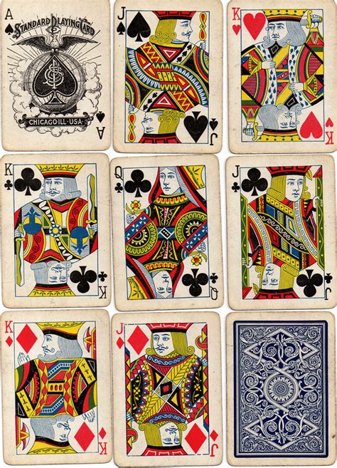 Description of Standard Playing Cards