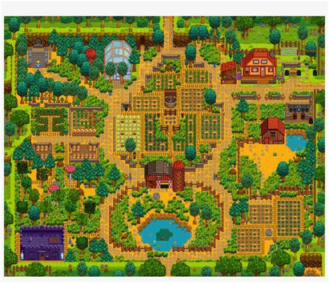 Stardew Valley Farm Templates