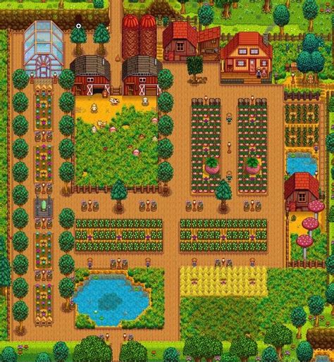 Stardew Valley Permaculture Layouts