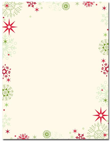 Free Printable Word Stationery Templates for Holidays