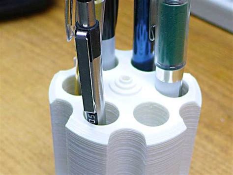 Statistical data on 3D printable pen holder designs