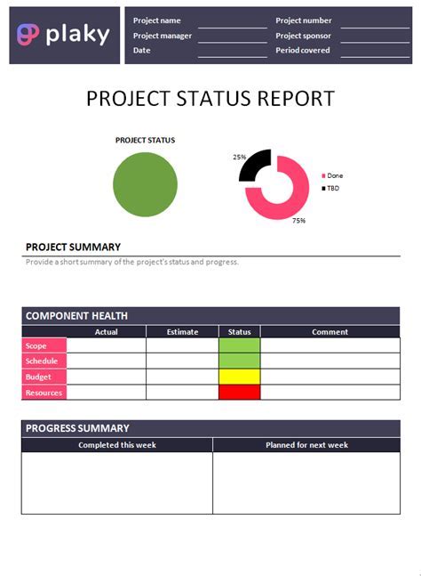 Status Report Challenges