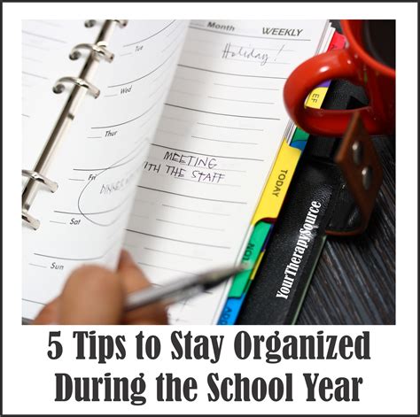 Staying Organized Throughout the Year Image 4