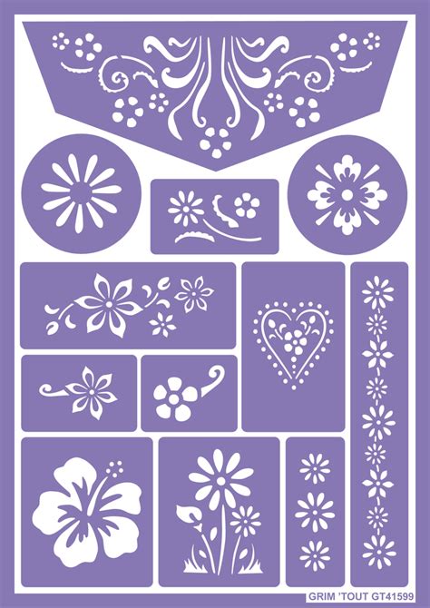 Stencils for Face Painting Designs