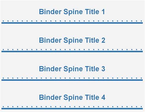 Steps to Create a 5-Word Binder Spine Template