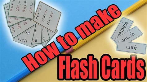 Steps to Create Flashcards