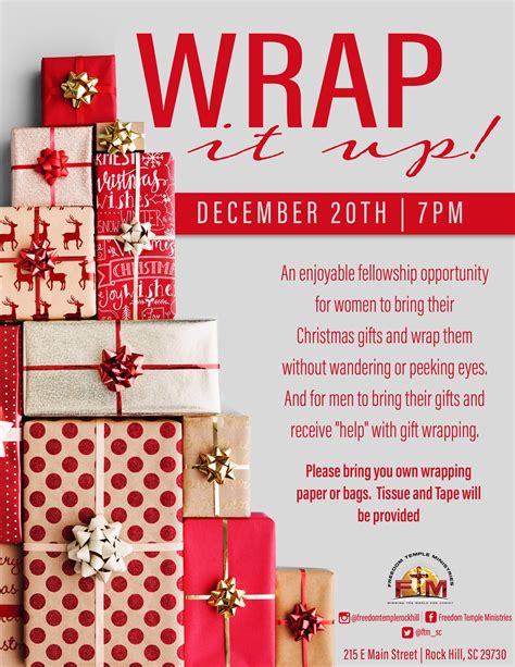 Steps to Create Gift Wrapping Flyer Template Design