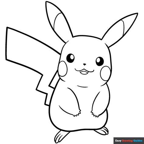 Steps to Create Pikachu Coloring Pages