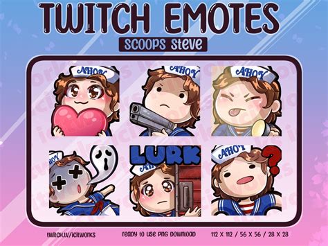 Steve Face Emotes