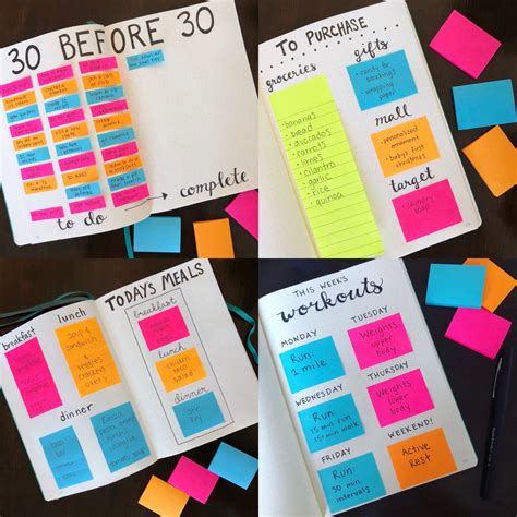 Sticky Notes Ideas