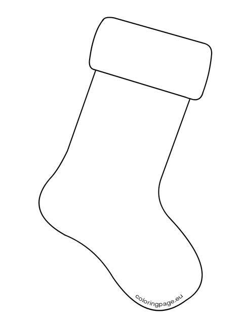 Stocking Outline Printables for Adults