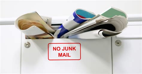 Stop junk mail