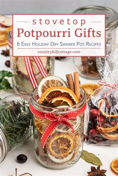 Stovetop potpourri as a gift idea