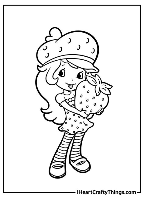 Strawberry Shortcake coloring page printables