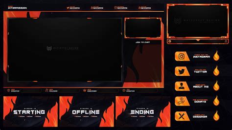 Merchandise Stream Overlay Template