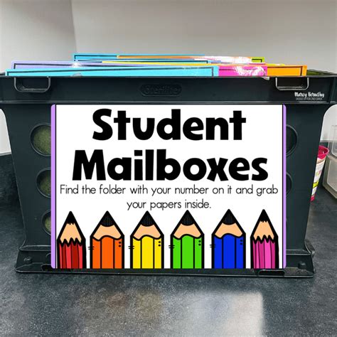 Description of Student Mailboxes