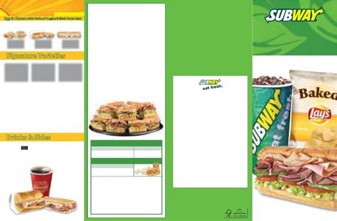 Subway order form 1