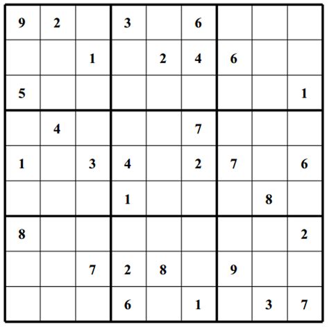 Challenging Sudoku puzzle