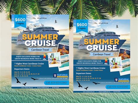 Summer Cruise Flyer Template