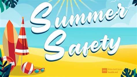 Summer Safety Tips Bulletin Board