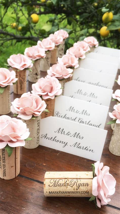 Summer wedding place card ideas