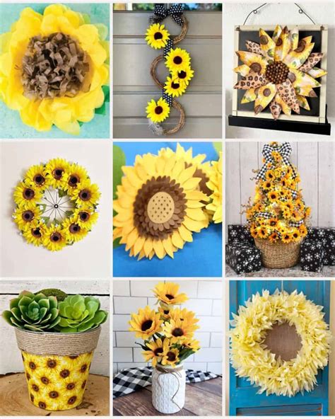 Description of Sunflower Craft Ideas