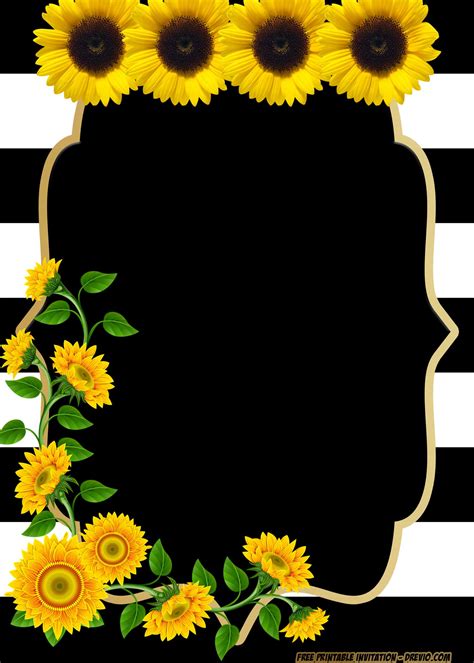 Sunflower Festival Invitation