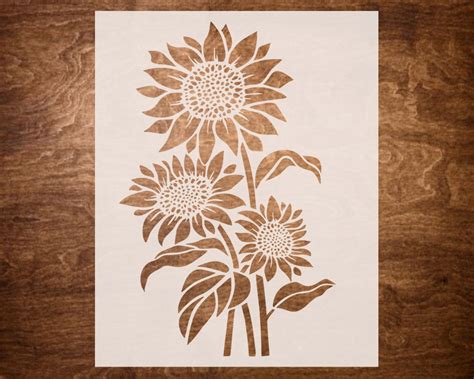 Sunflower stencils benefits