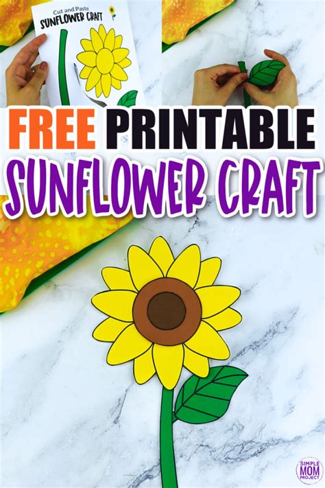 Sunflower templates for creative projects and designs