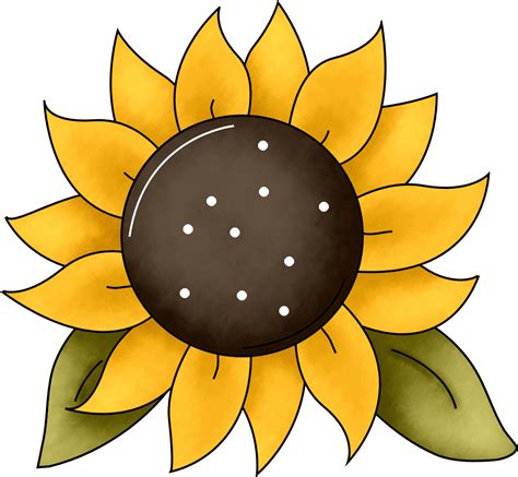 Sunflower templates for scrapbooking