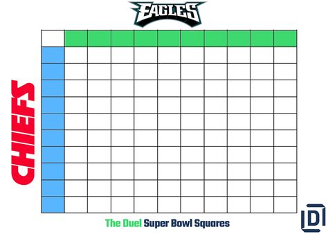 Super Bowl Squares Action