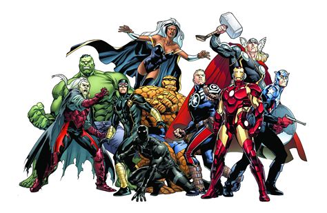 Superhero comic book art