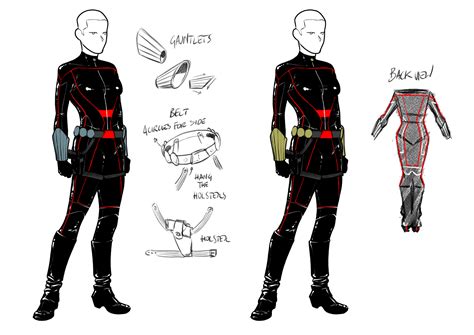 Costume design template for creating superhero costumes