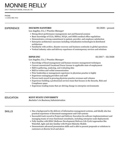 Supervisor Resume Best Practices