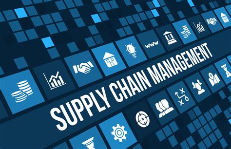 Supply chain management visualized with flow diagrams