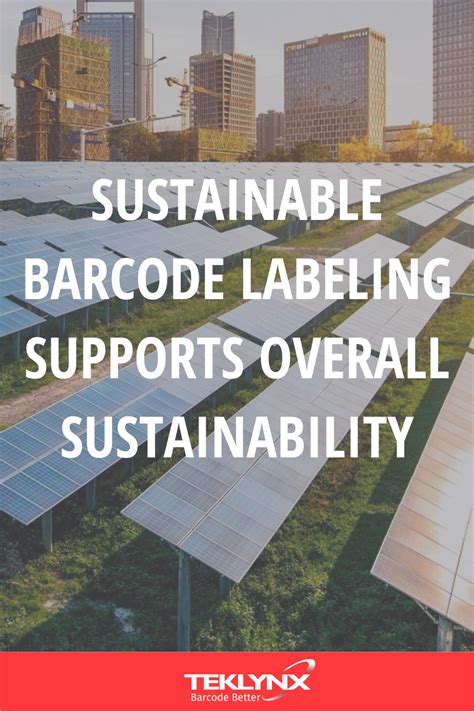 Sustainable Barcode Labels