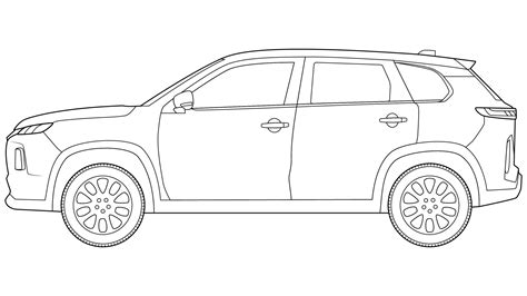 SUV car template