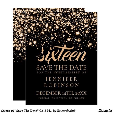 Sweet 16 Save Date Template 10