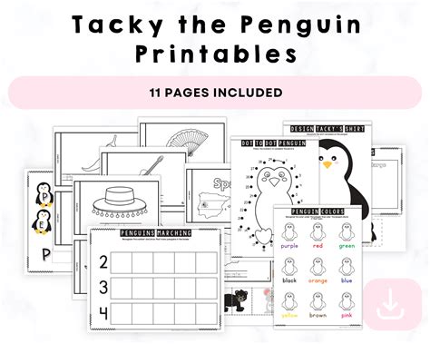 Tacky penguin printables image