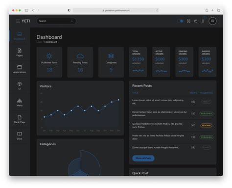 Tailwind Template Example