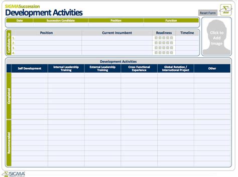 Talent Development Template