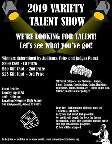 Talent Show Organization