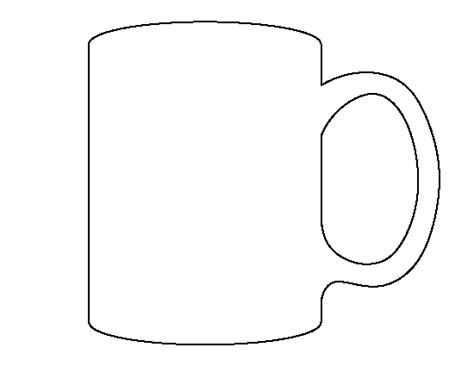 Tall Mug Template