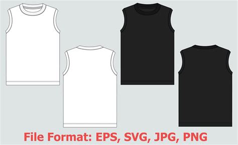 Tank top templates for design