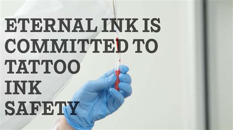 Tattoo ink safety concerns