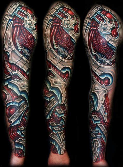 Tattoo sleeve shirts with abstract art